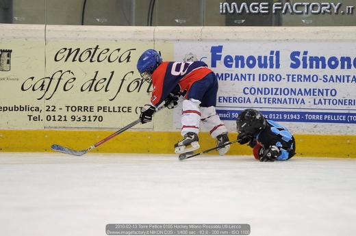 2010-02-13 Torre Pellice 0105 Hockey Milano Rossoblu U8-Lecco